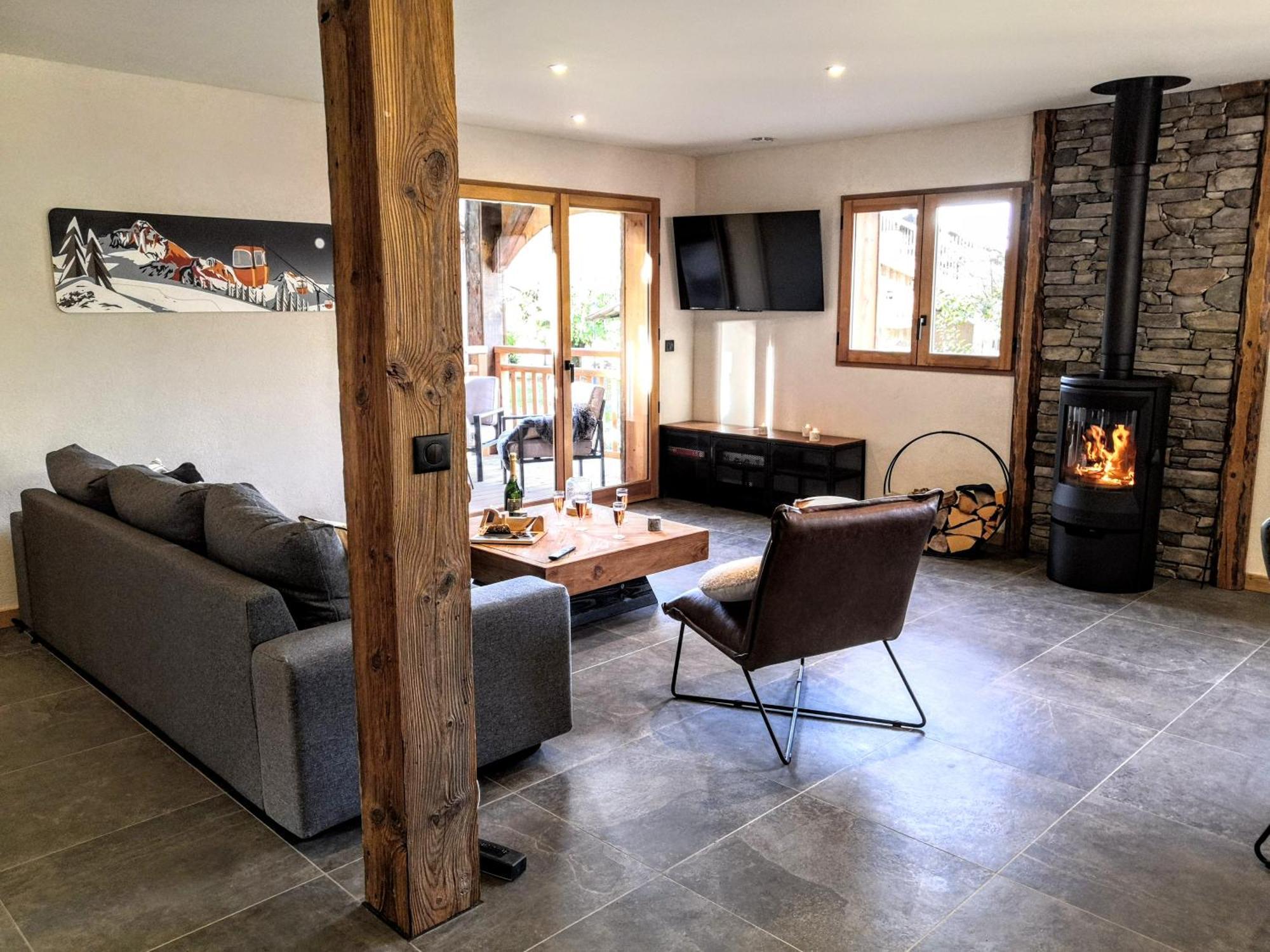 Chez Lucienne, Jacuzzi Et Sauna Samoëns Exterior foto