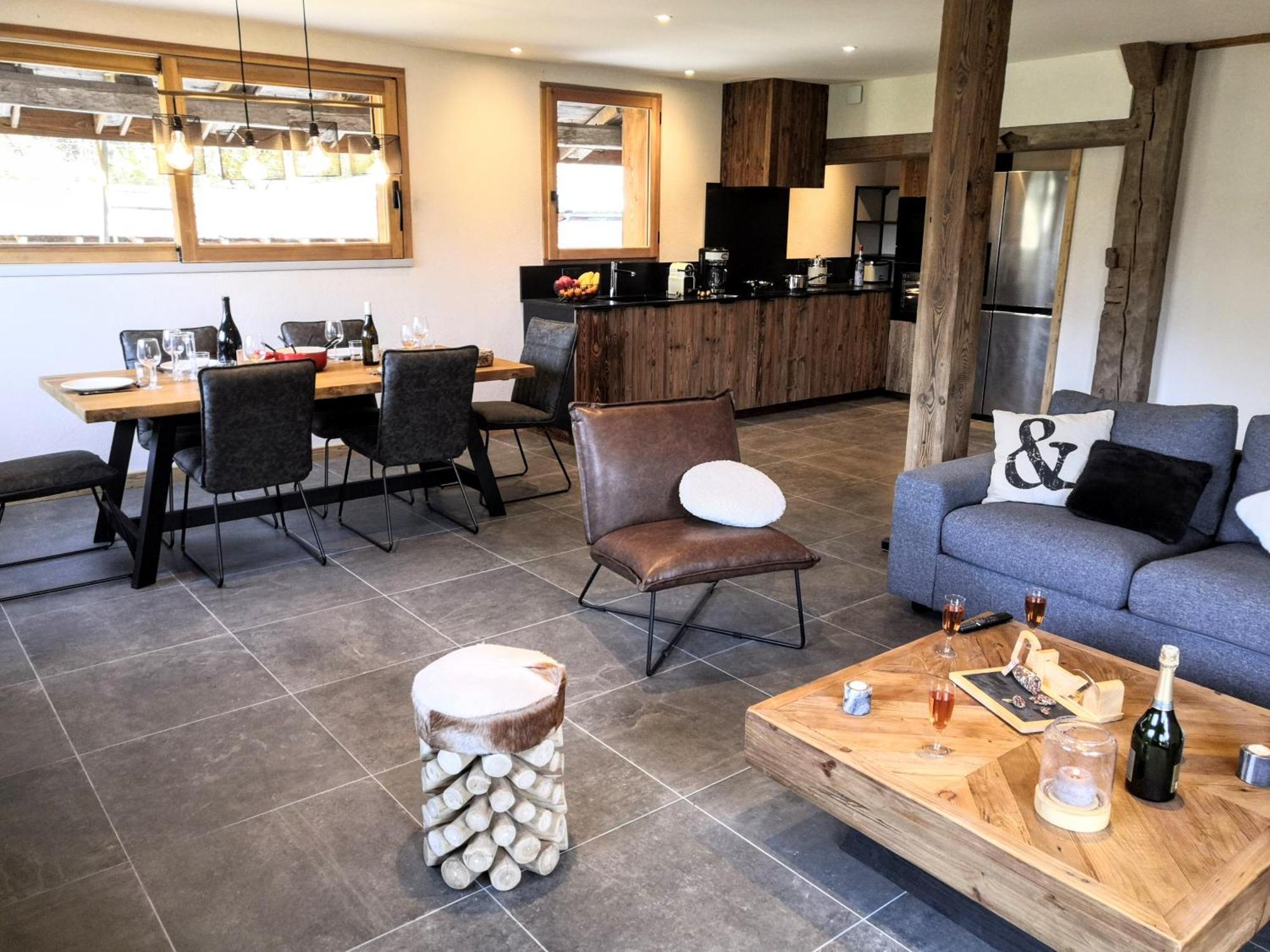 Chez Lucienne, Jacuzzi Et Sauna Samoëns Exterior foto